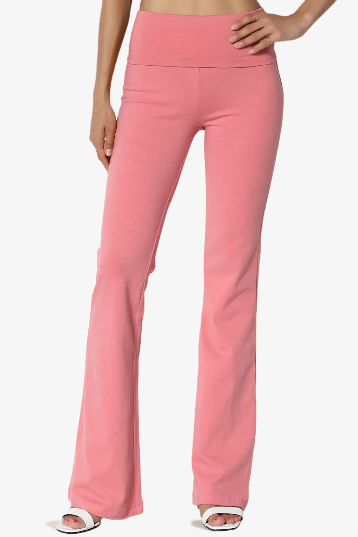 Sara Foldover Waist Yoga Pants PLUS