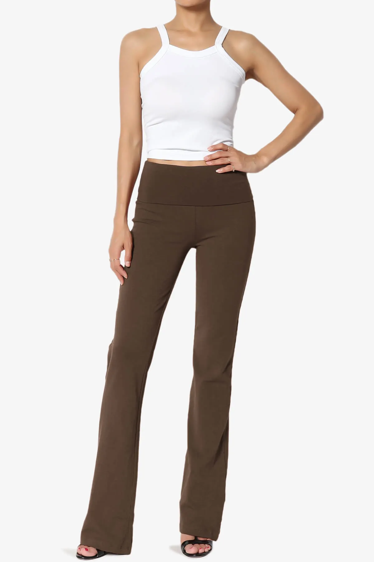 Sara Foldover Waist Yoga Pants PLUS