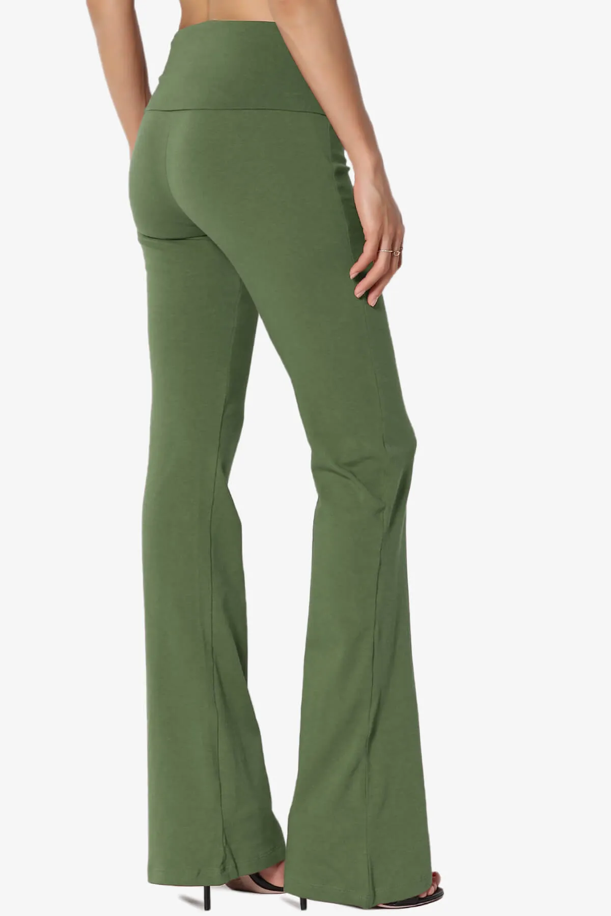 Sara Foldover Waist Yoga Pants PLUS