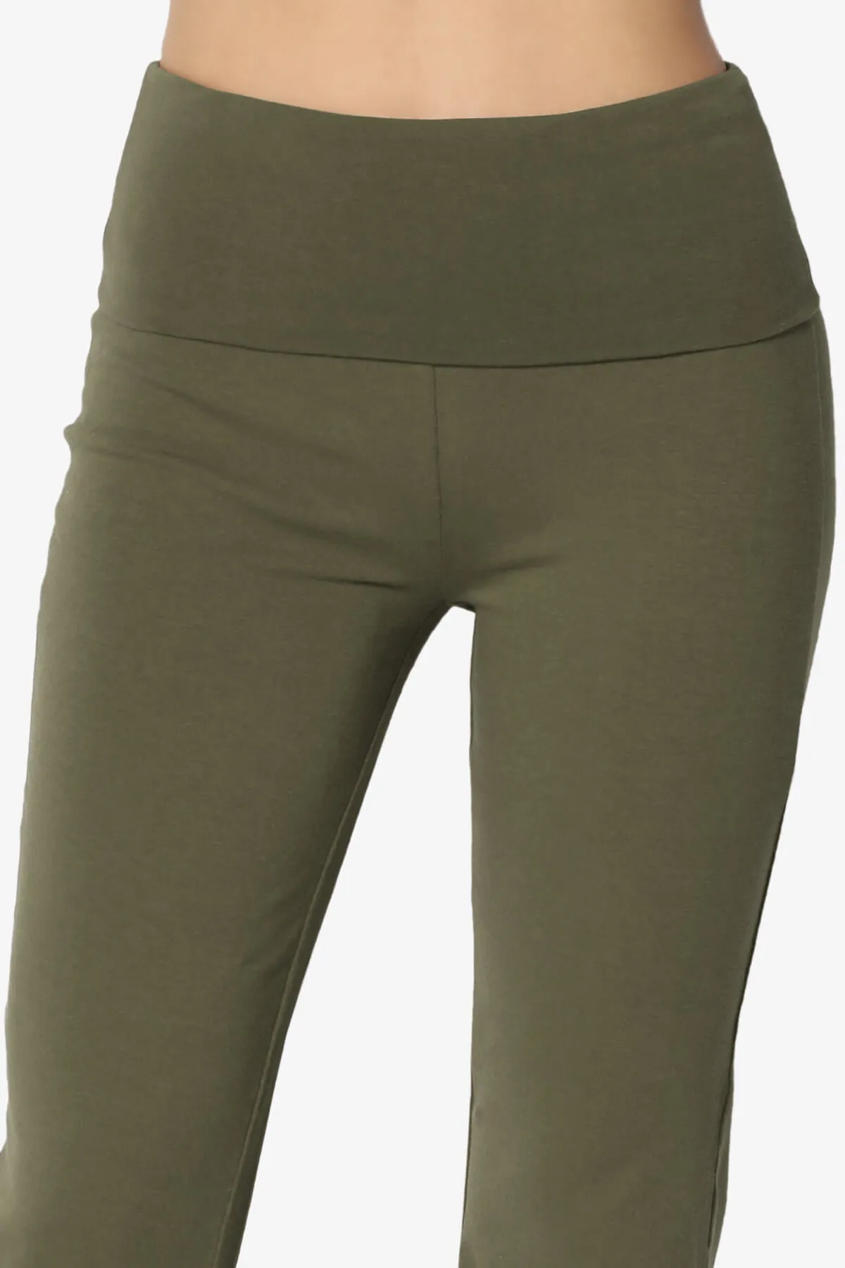Sara Foldover Waist Yoga Pants PLUS