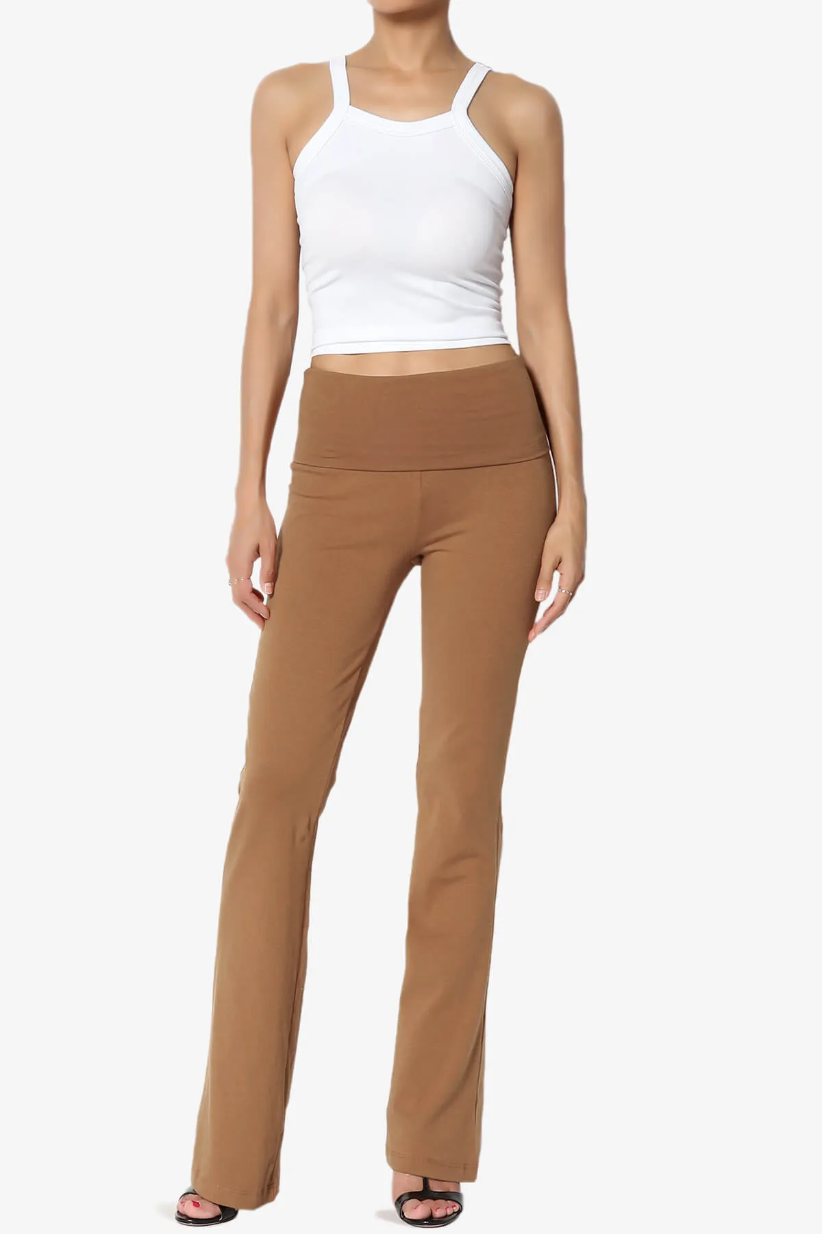 Sara Foldover Waist Yoga Pants PLUS