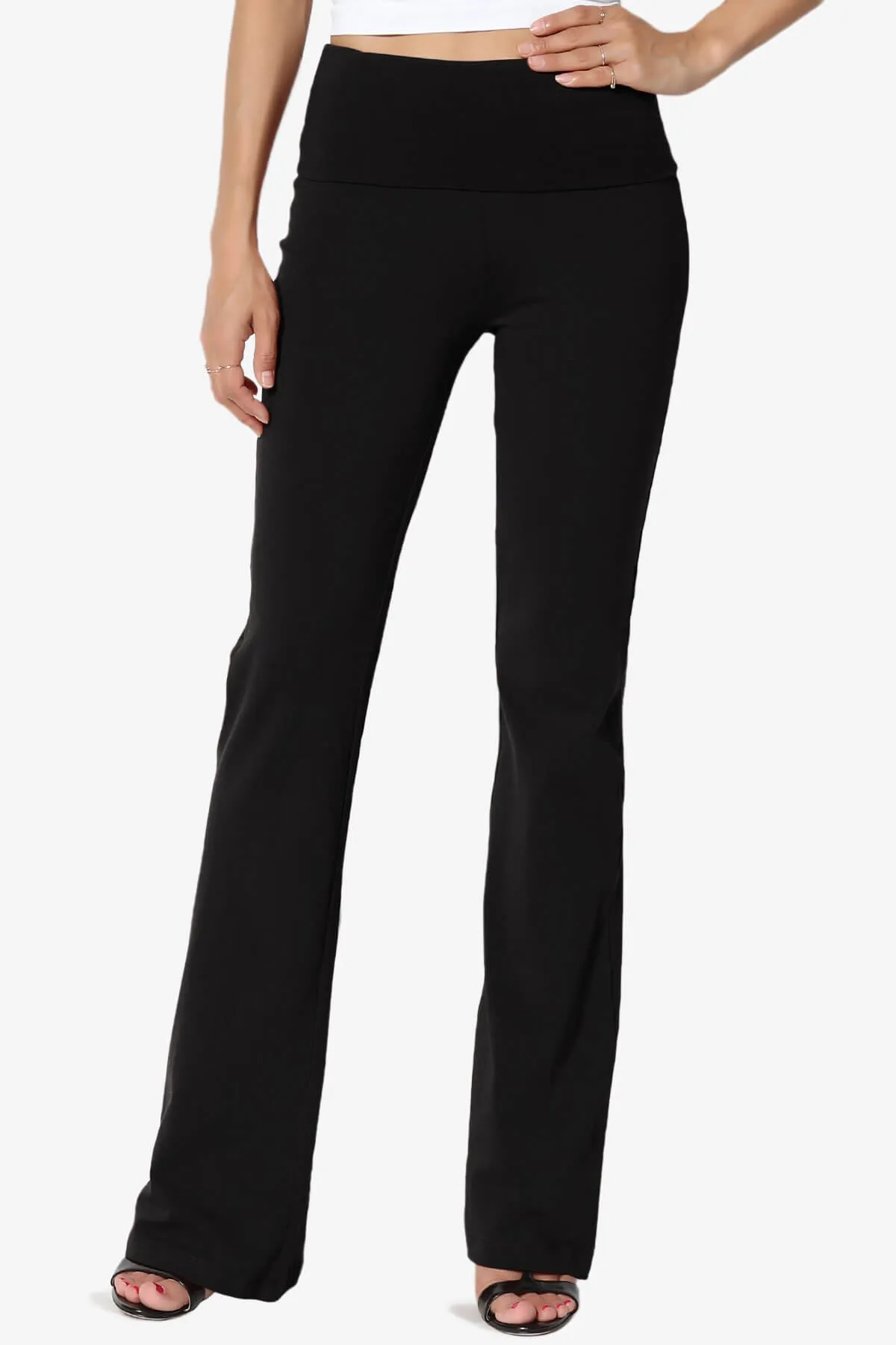 Sara Foldover Waist Yoga Pants PLUS