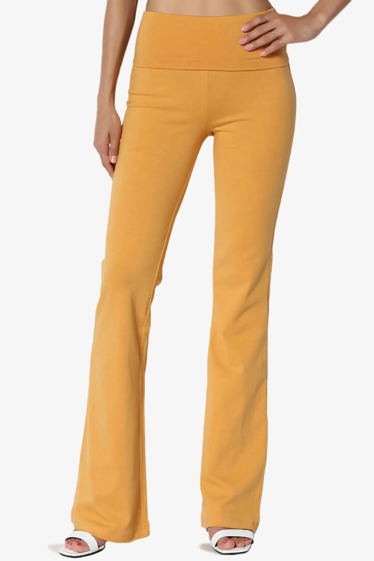 Sara Foldover Waist Yoga Pants PLUS