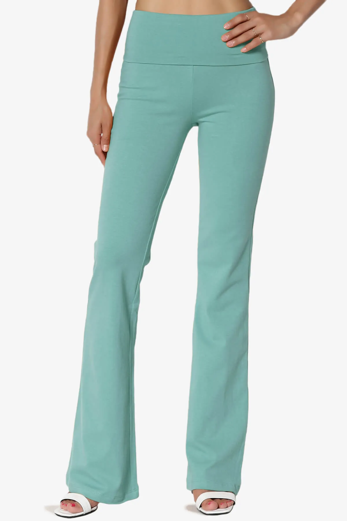 Sara Foldover Waist Yoga Pants PLUS