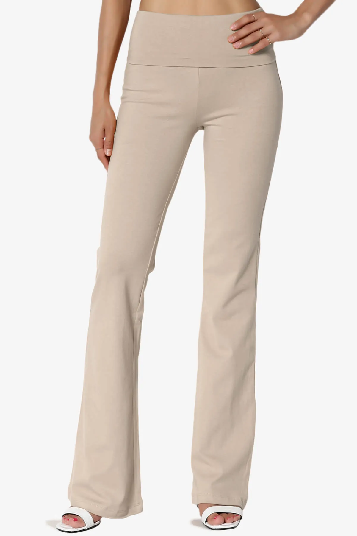 Sara Foldover Waist Yoga Pants PLUS