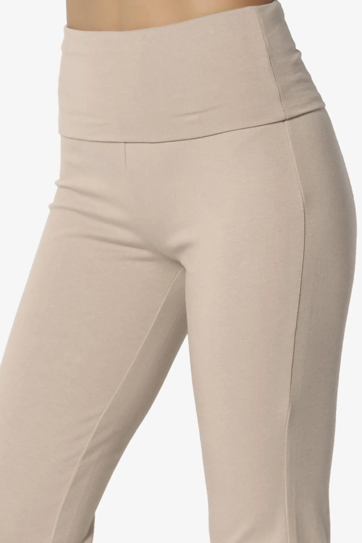 Sara Foldover Waist Yoga Pants PLUS
