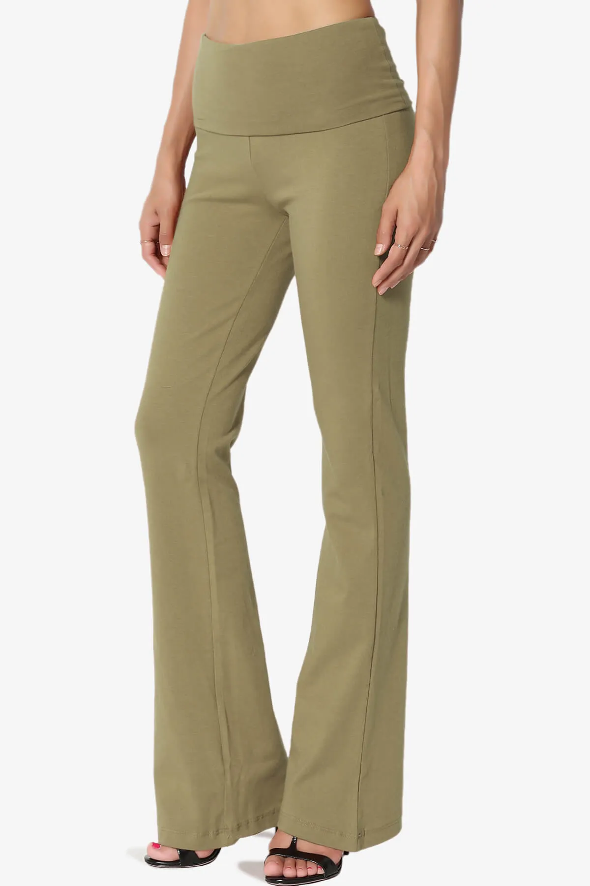 Sara Foldover Waist Yoga Pants PLUS