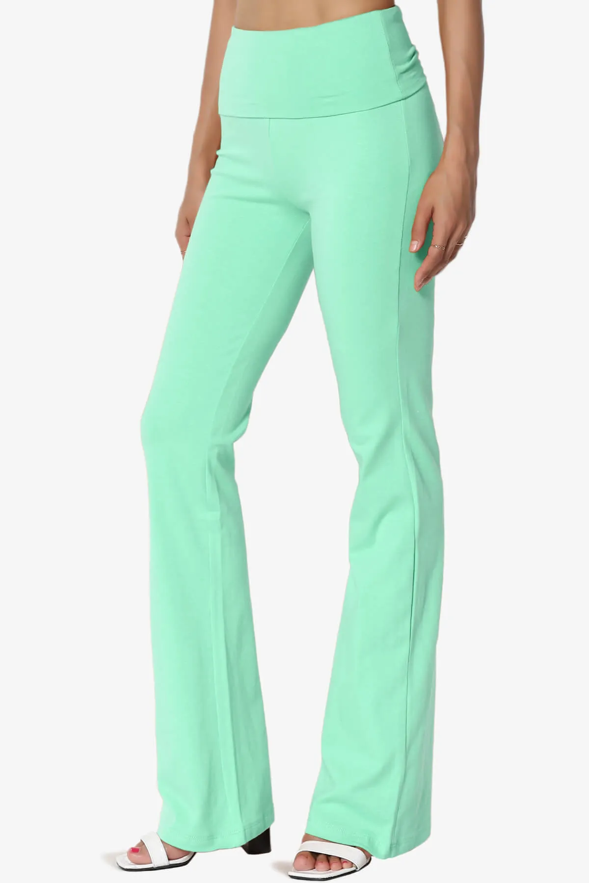 Sara Foldover Waist Yoga Pants PLUS