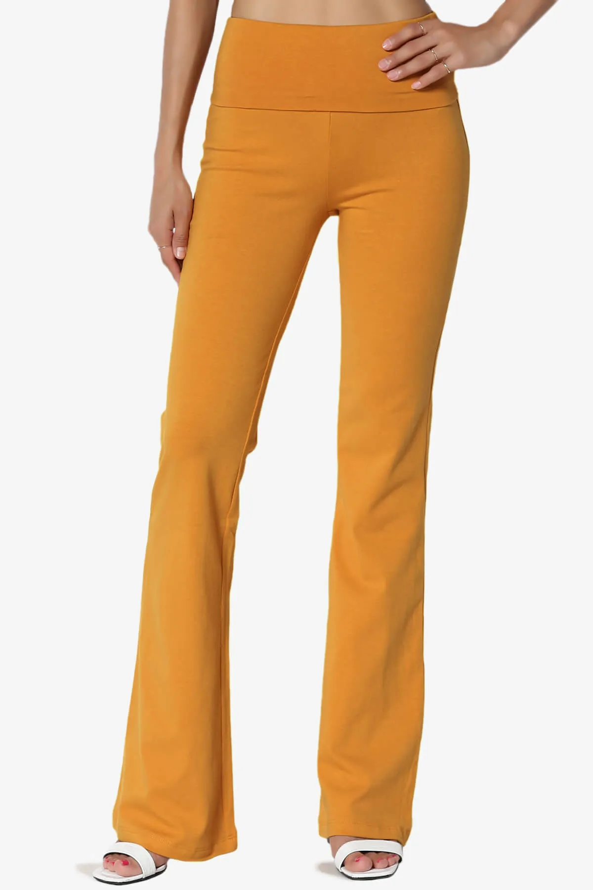 Sara Foldover Waist Yoga Pants PLUS