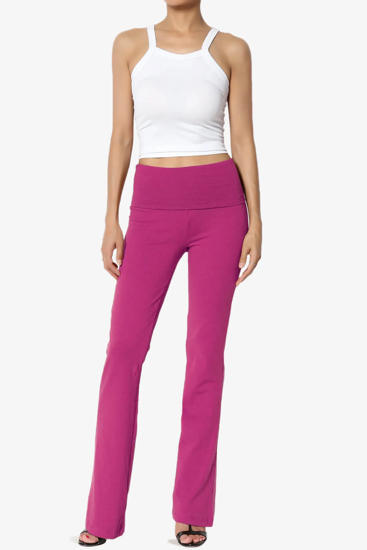 Sara Foldover Waist Yoga Pants PLUS