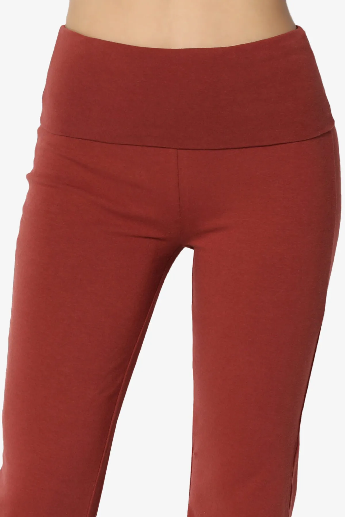 Sara Foldover Waist Yoga Pants PLUS