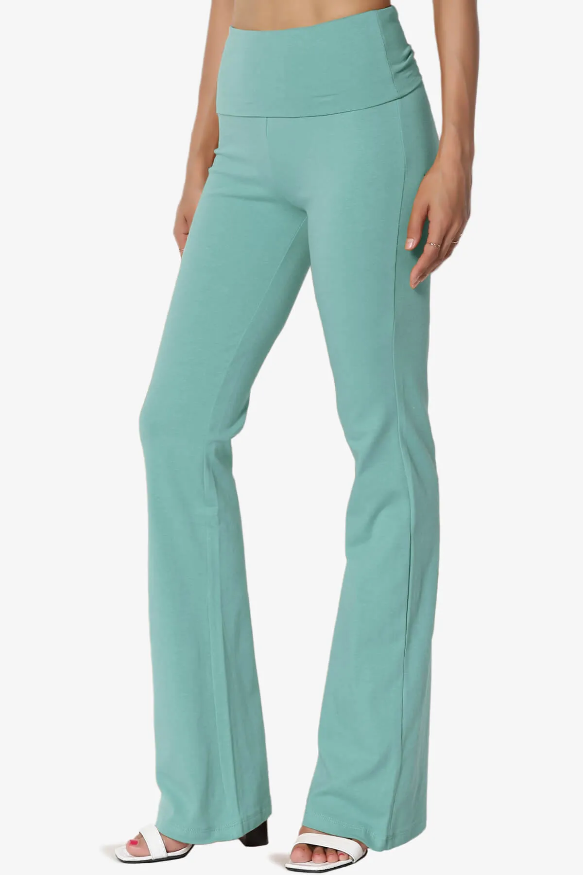 Sara Foldover Waist Yoga Pants PLUS