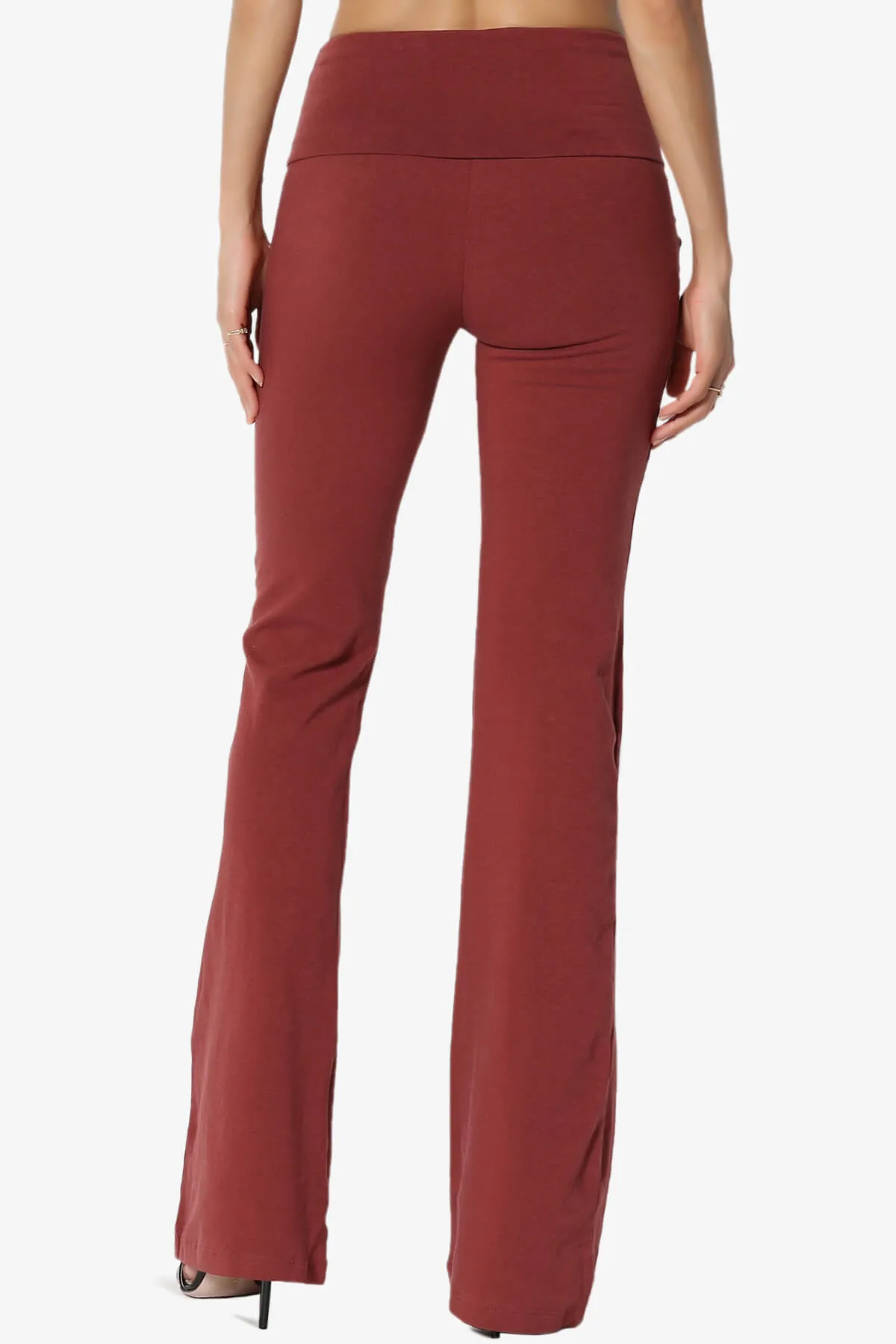 Sara Foldover Waist Yoga Pants PLUS