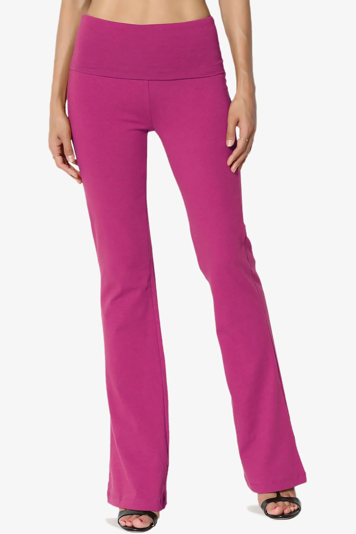 Sara Foldover Waist Yoga Pants PLUS