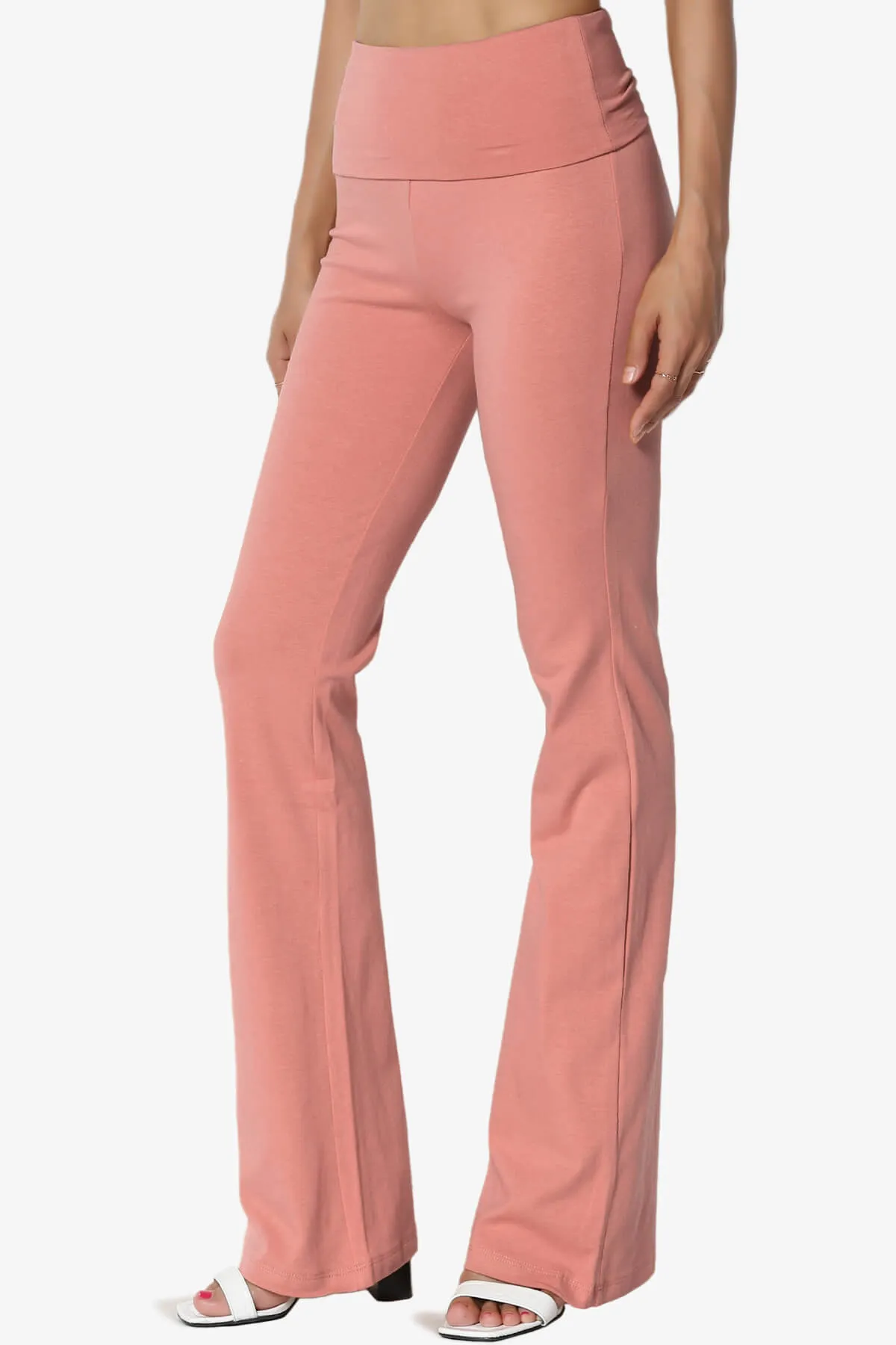 Sara Foldover Waist Yoga Pants PLUS
