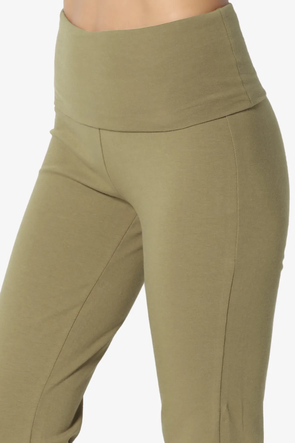 Sara Foldover Waist Yoga Pants PLUS