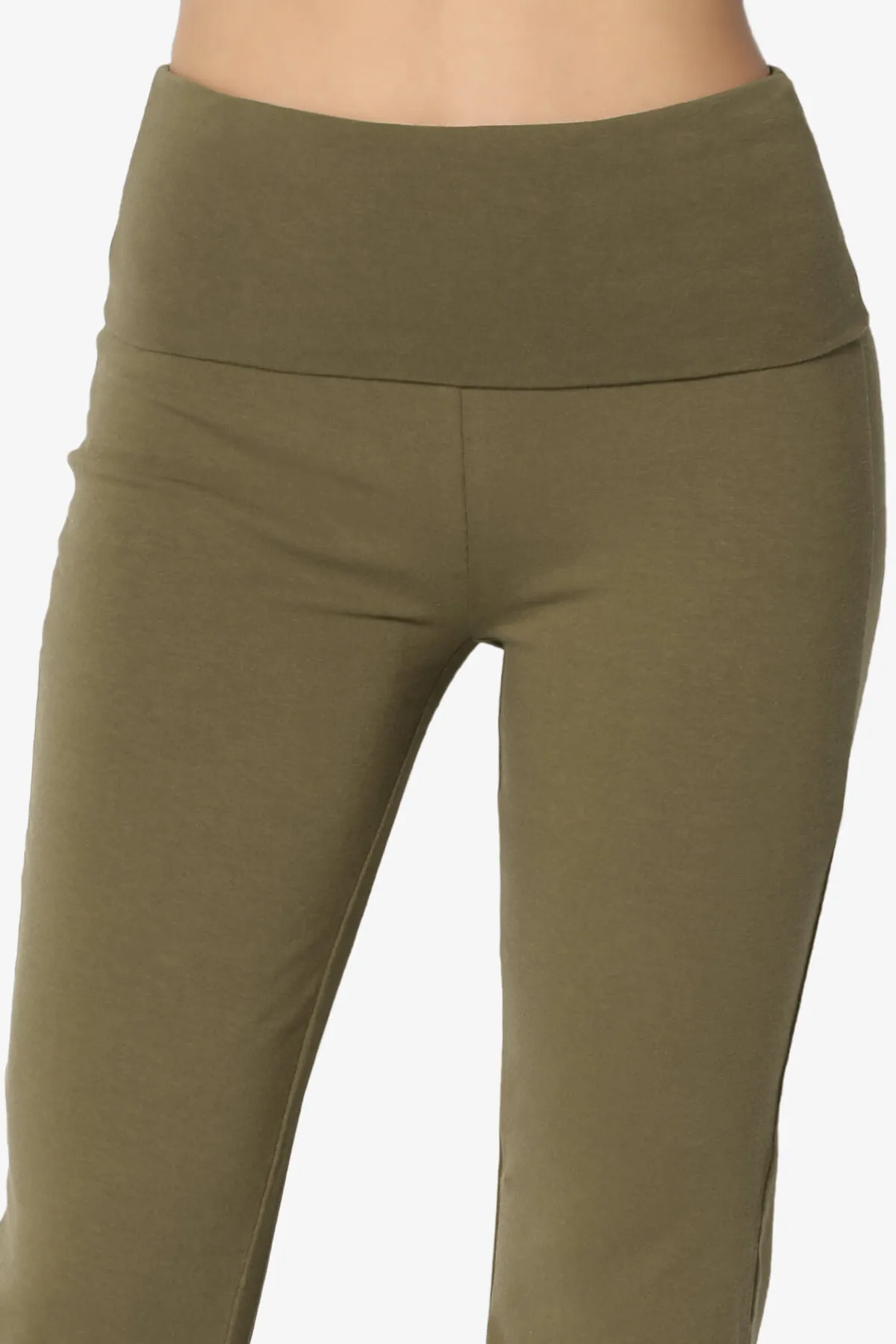 Sara Foldover Waist Yoga Pants PLUS