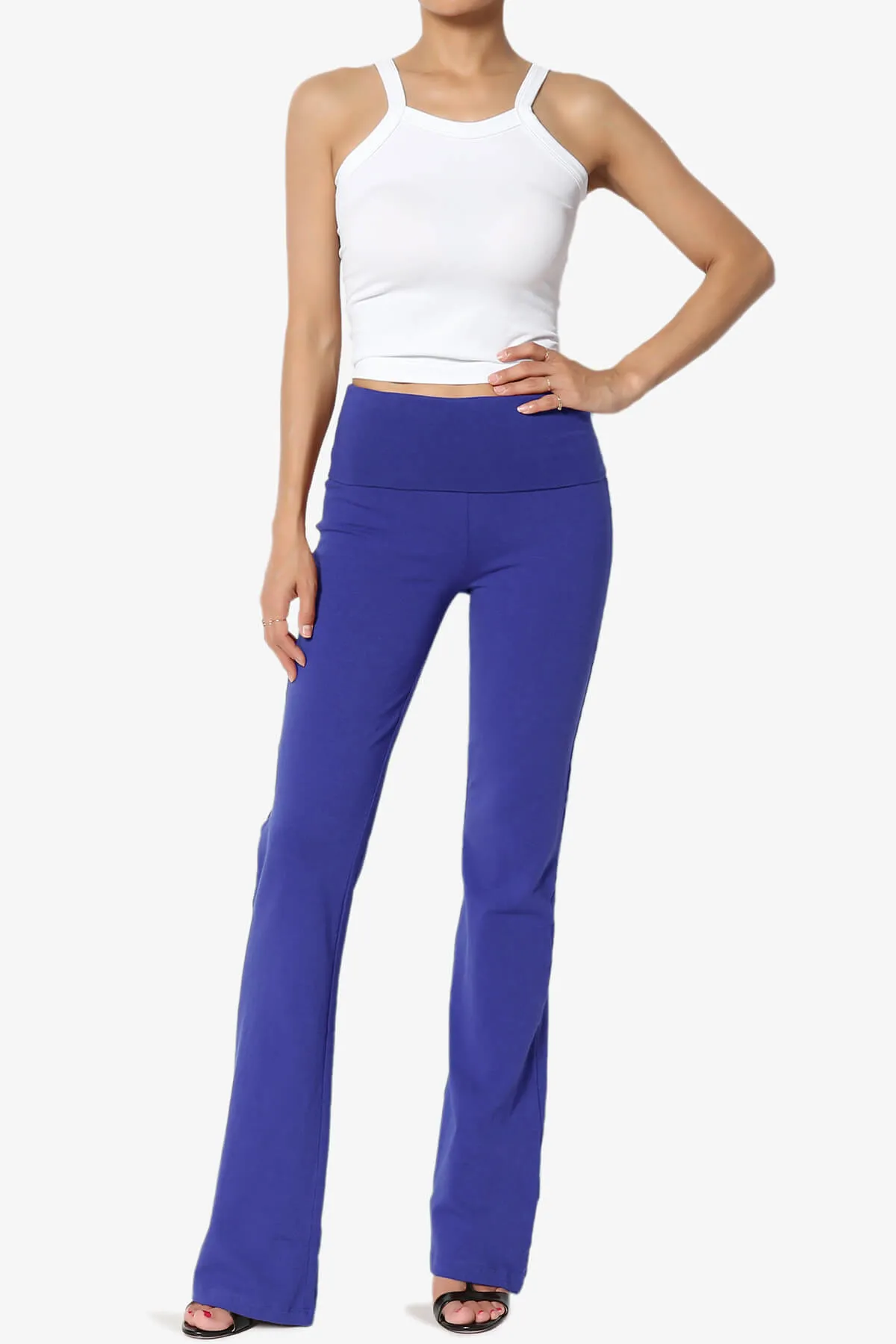 Sara Foldover Waist Yoga Pants PLUS