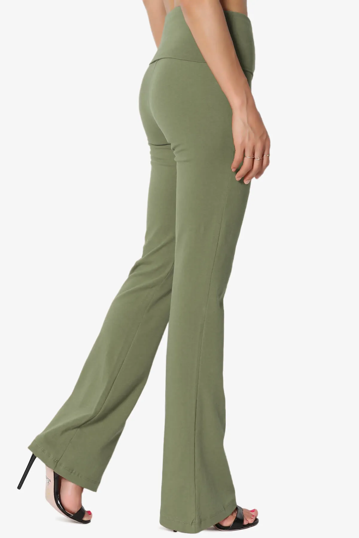 Sara Foldover Waist Yoga Pants PLUS