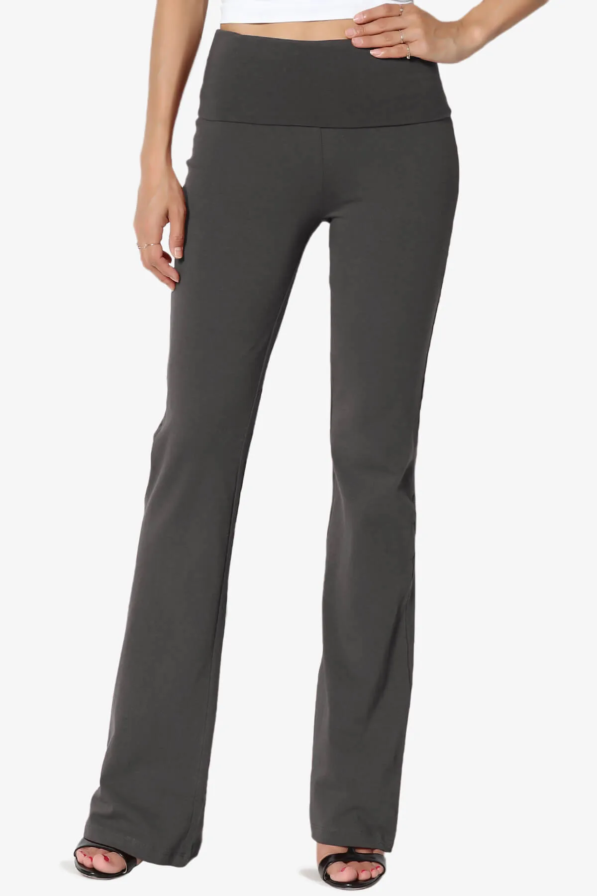 Sara Foldover Waist Yoga Pants PLUS