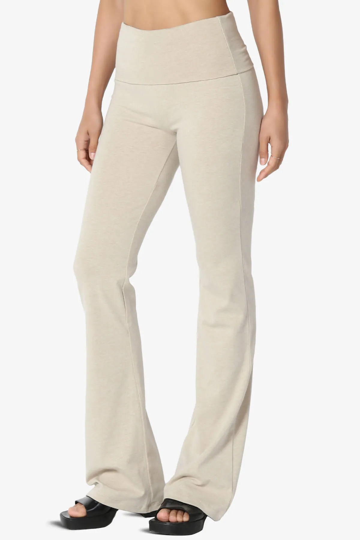 Sara Foldover Waist Yoga Pants PLUS