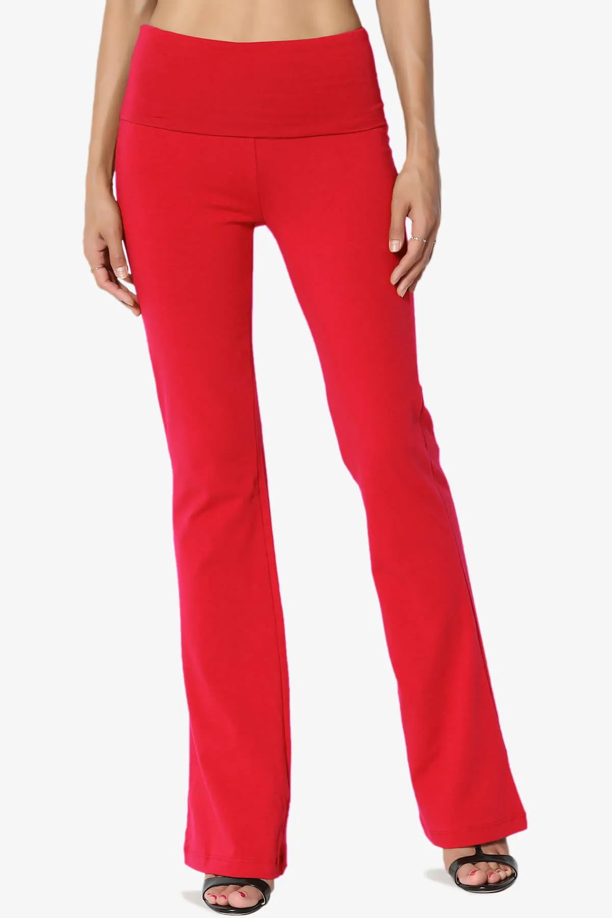 Sara Foldover Waist Yoga Pants PLUS