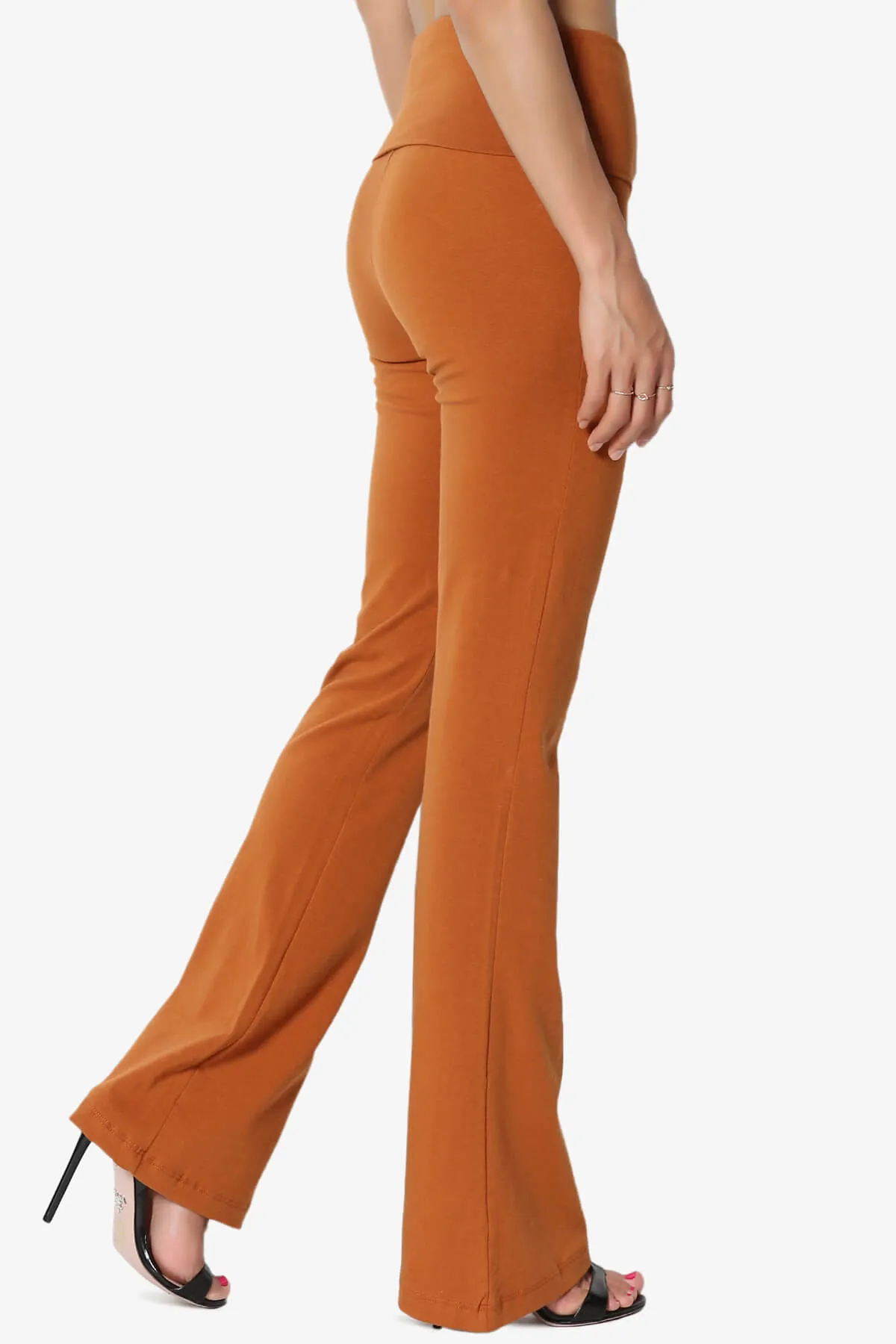 Sara Foldover Waist Yoga Pants PLUS