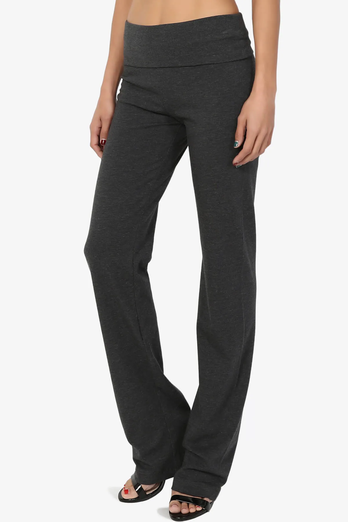 Sara Foldover Waist Yoga Pants PLUS