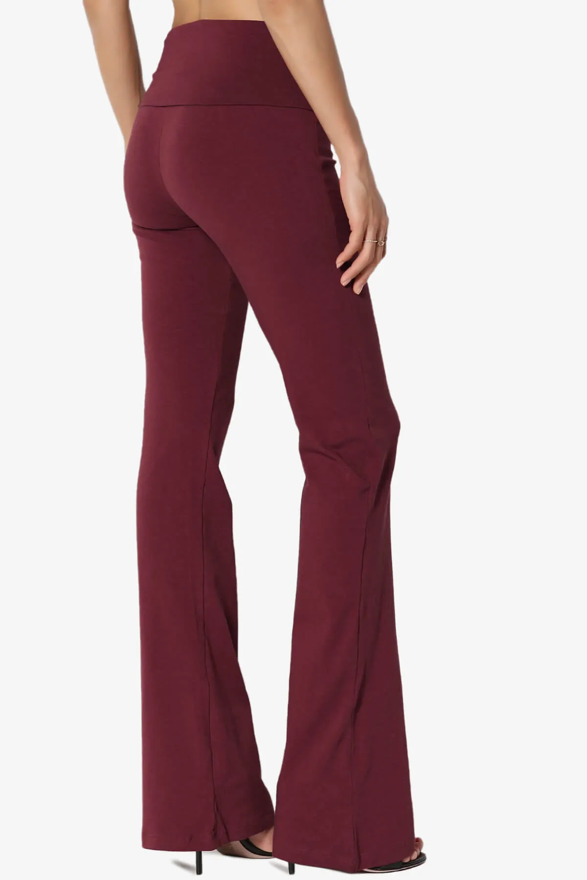 Sara Foldover Waist Yoga Pants PLUS
