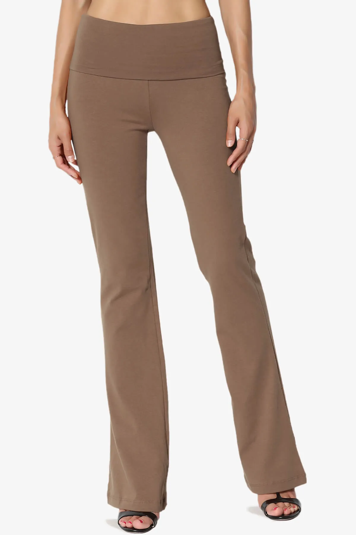 Sara Foldover Waist Yoga Pants PLUS