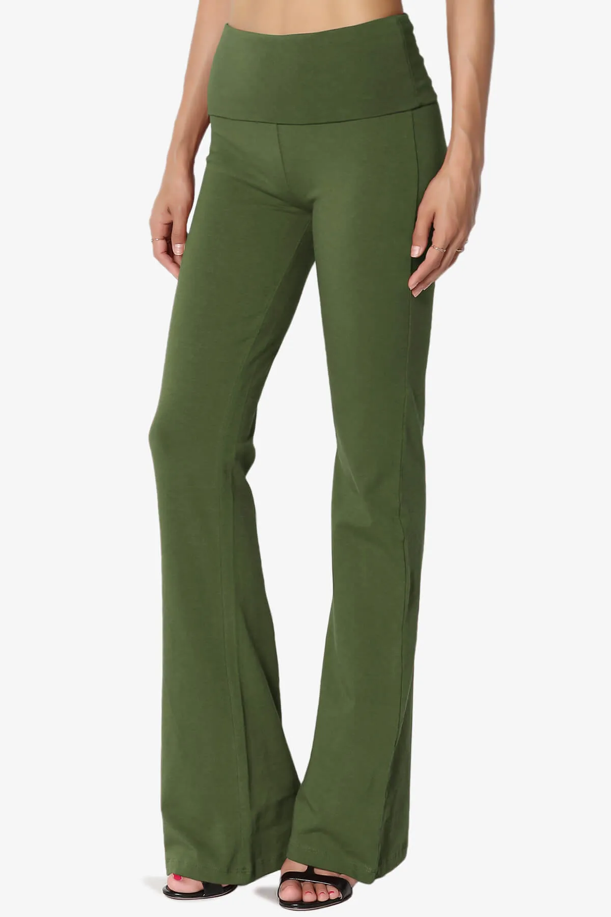 Sara Foldover Waist Yoga Pants PLUS