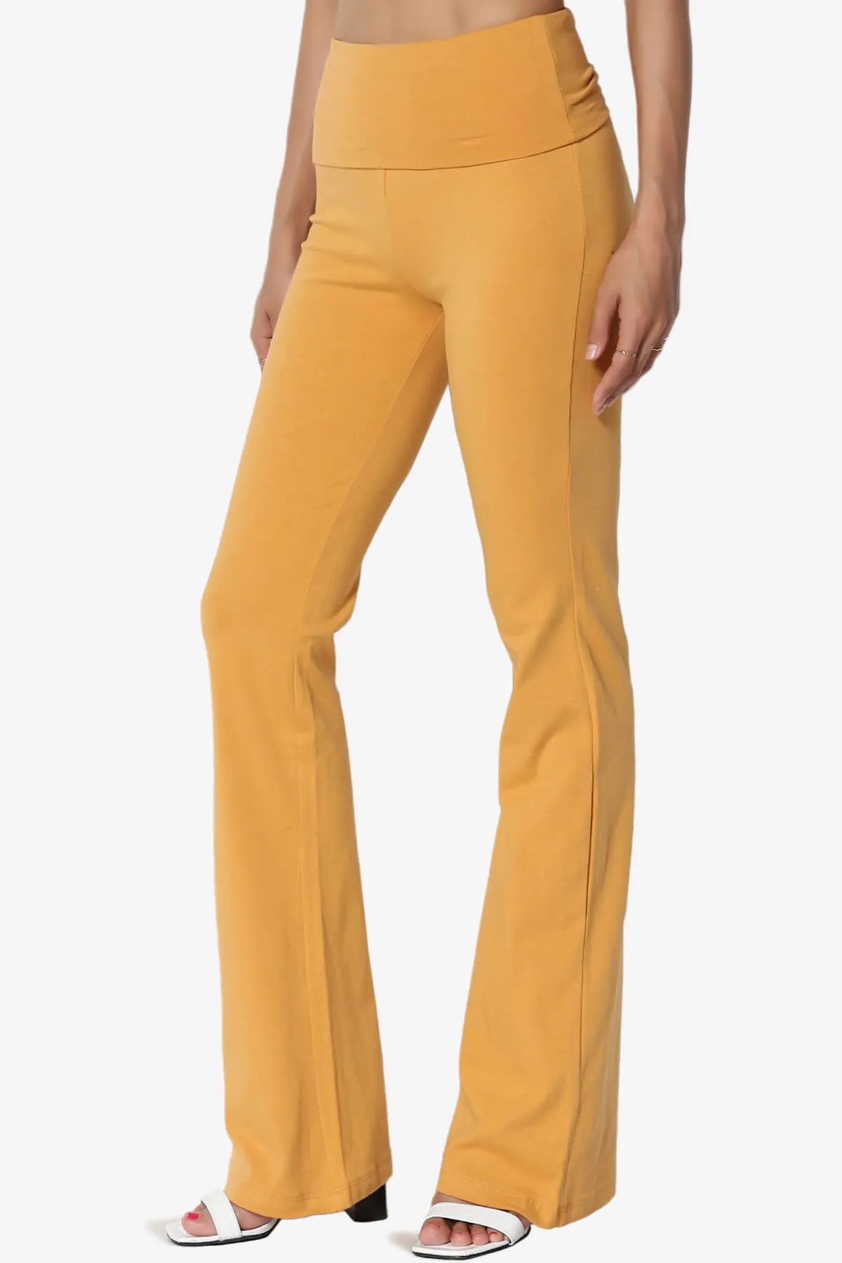 Sara Foldover Waist Yoga Pants PLUS