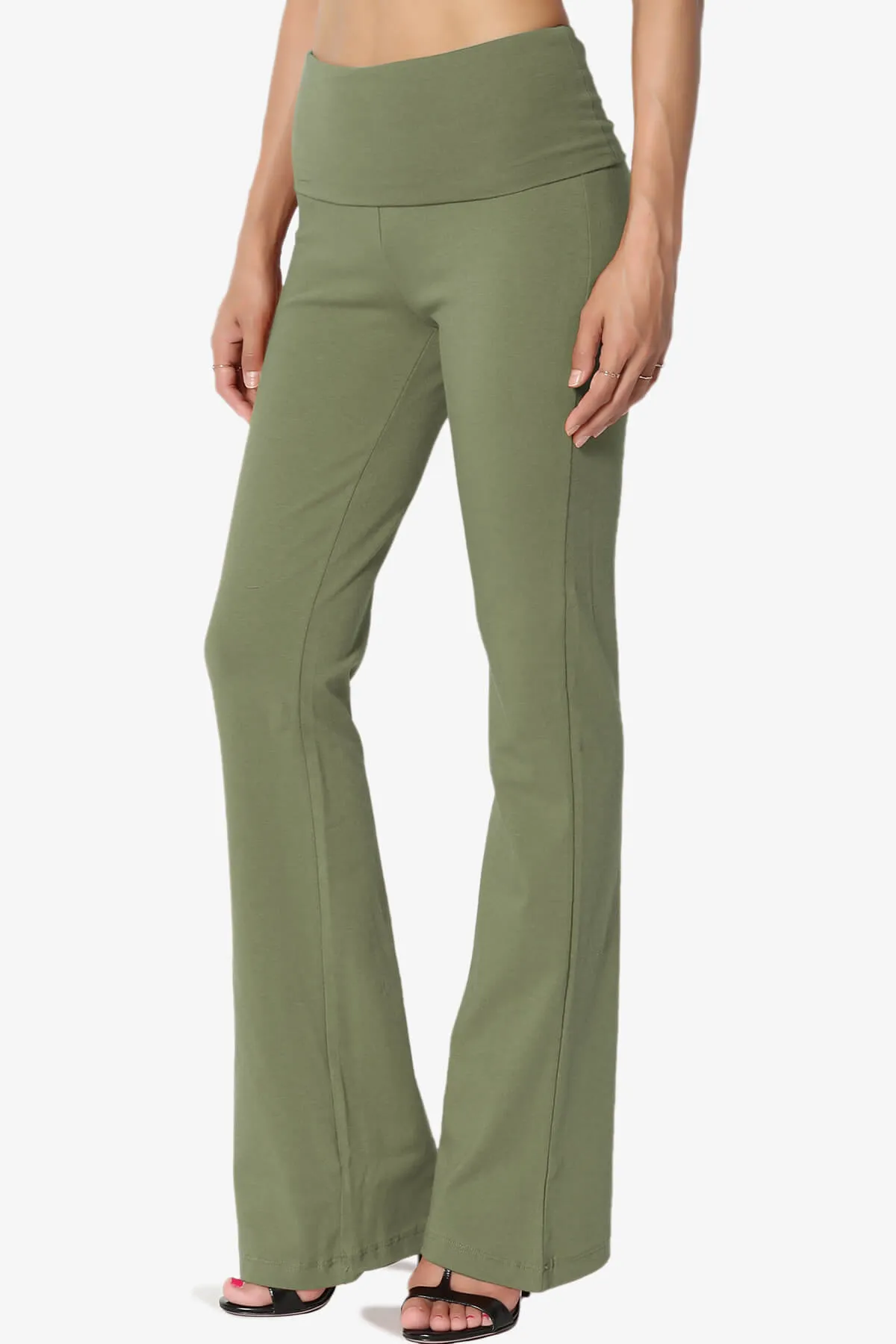 Sara Foldover Waist Yoga Pants PLUS