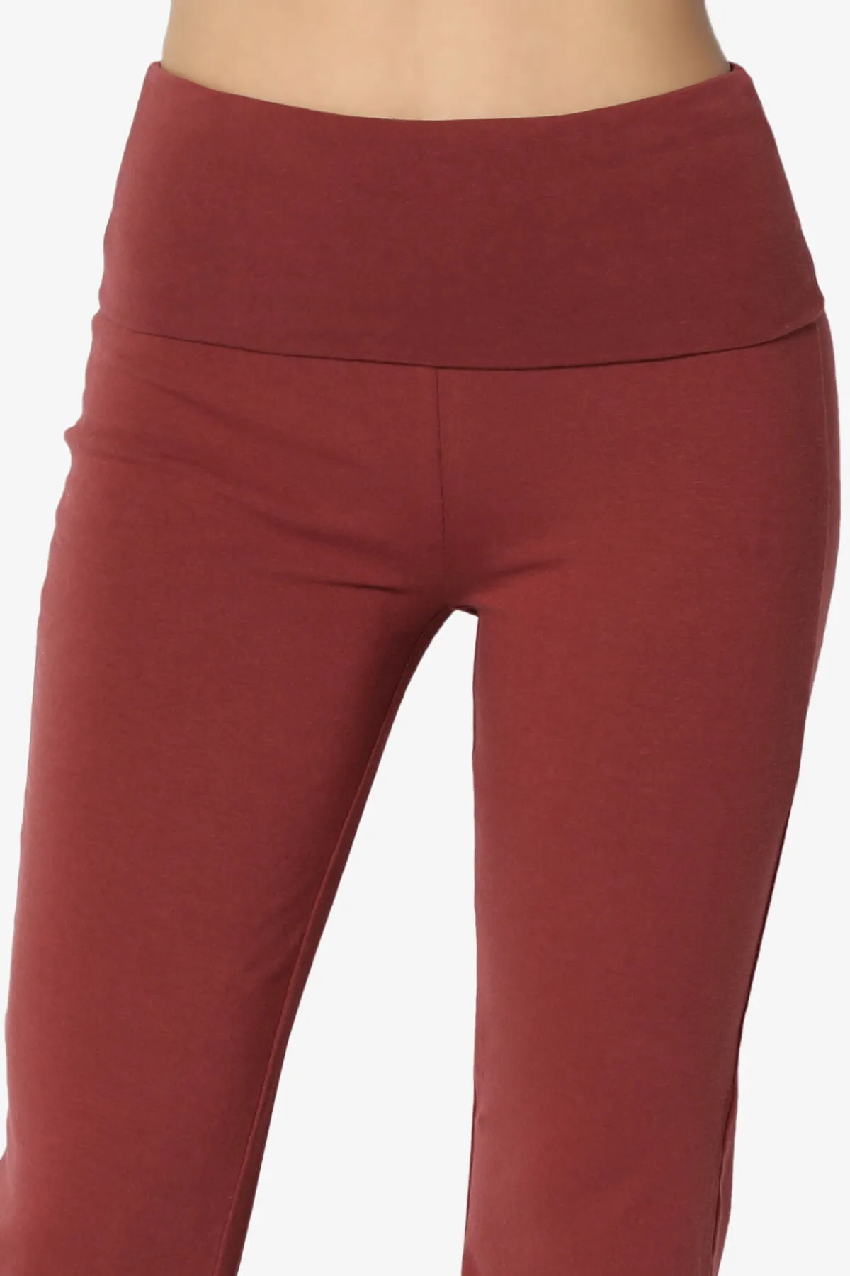 Sara Foldover Waist Yoga Pants PLUS