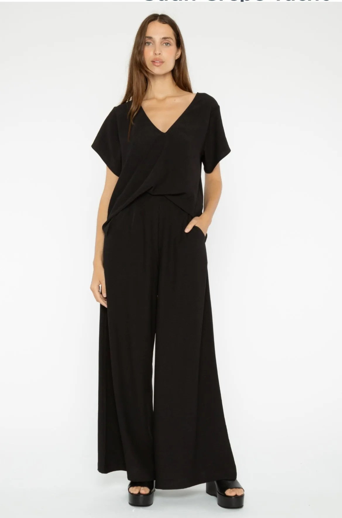 Satin Crepe Yacht Pant 1332