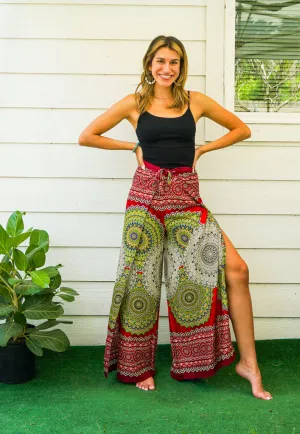 Scarlet Mandala Palazzo Wrap Pants