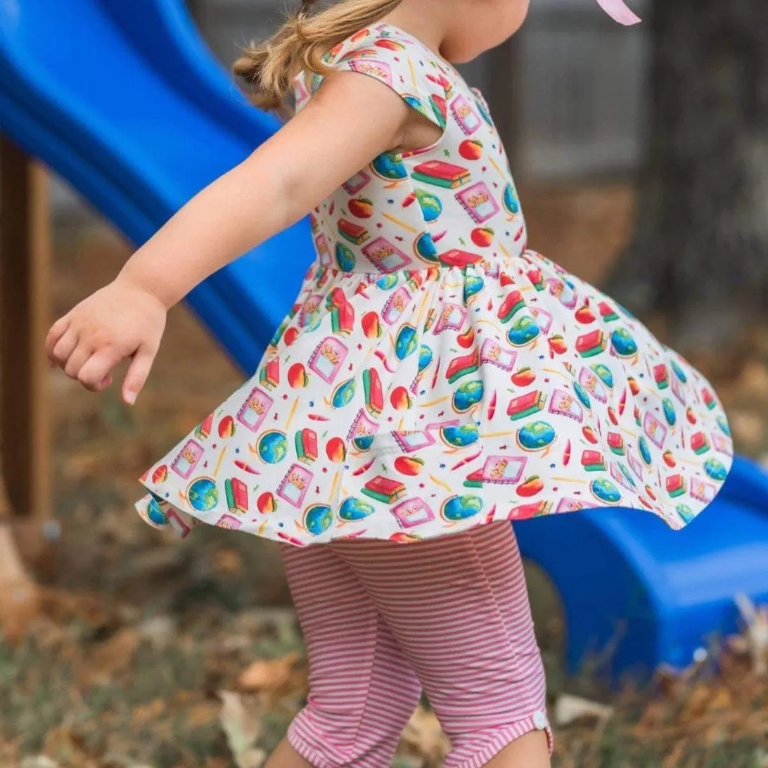 School Playset (knit tunic and capris) RTS