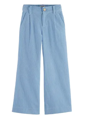 Scotch & Soda Pleated Wide Leg Corduroy Pants