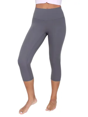 Seamless Front Capri - Grey