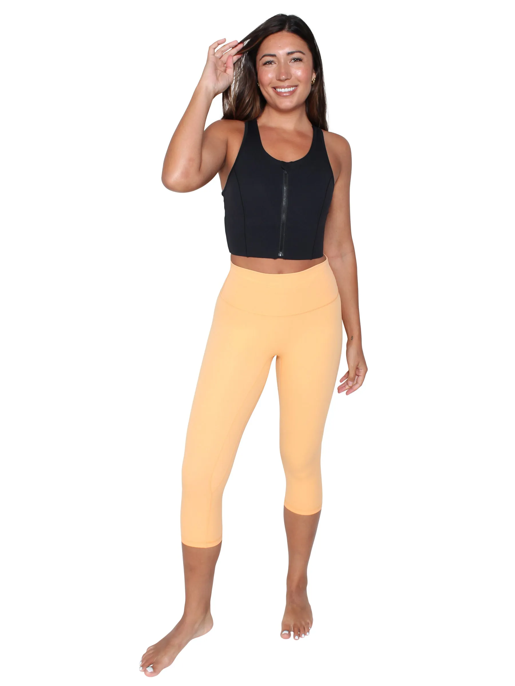 Seamless Front Capri - Sunny