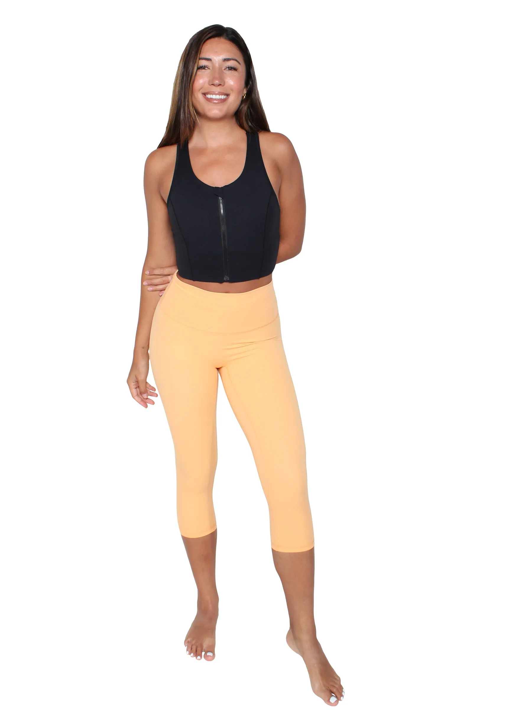 Seamless Front Capri - Sunny