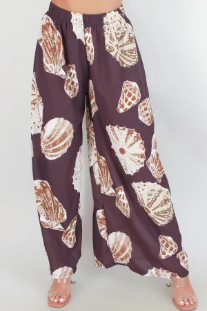 SHELL PALAZZO PANTS