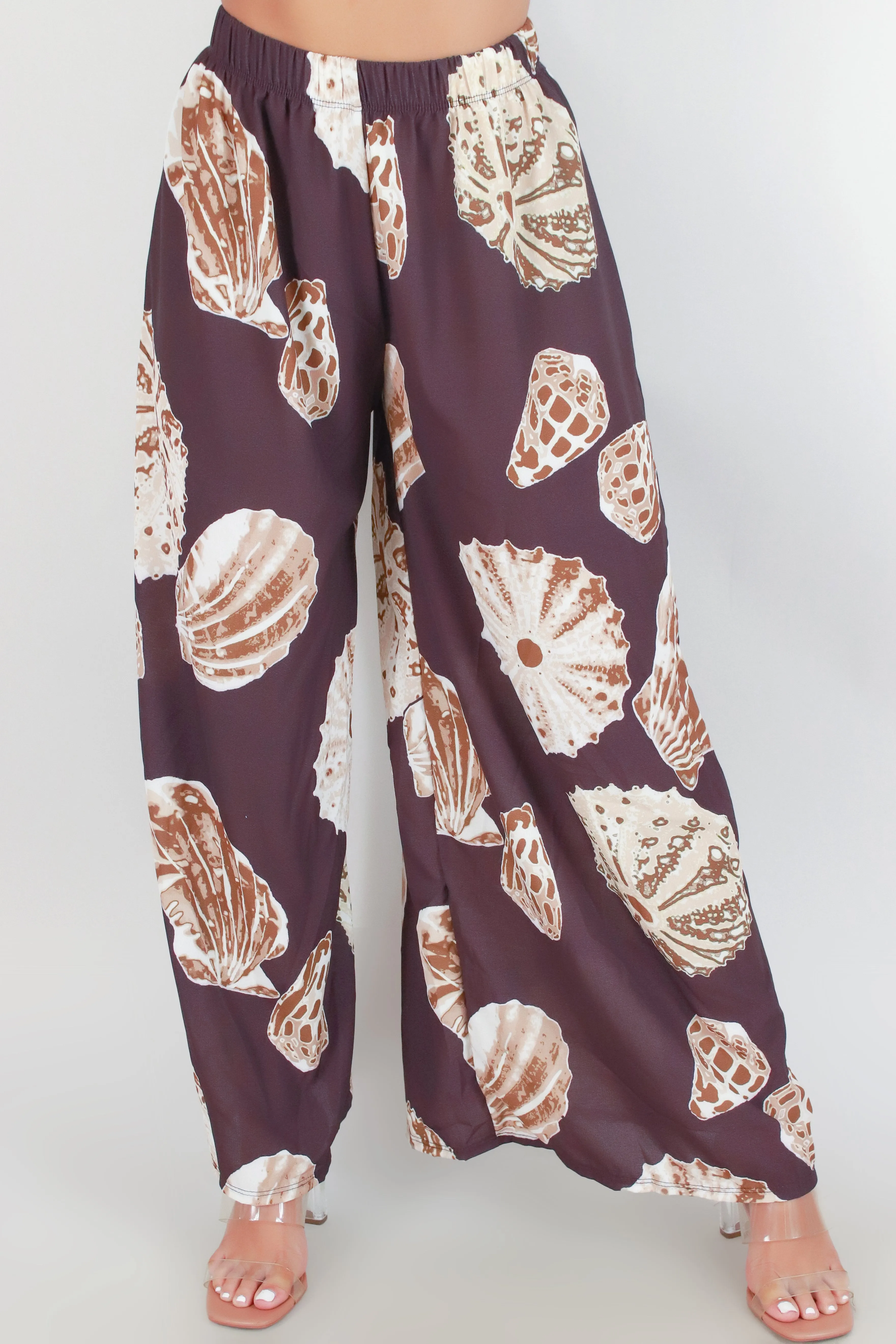 SHELL PALAZZO PANTS
