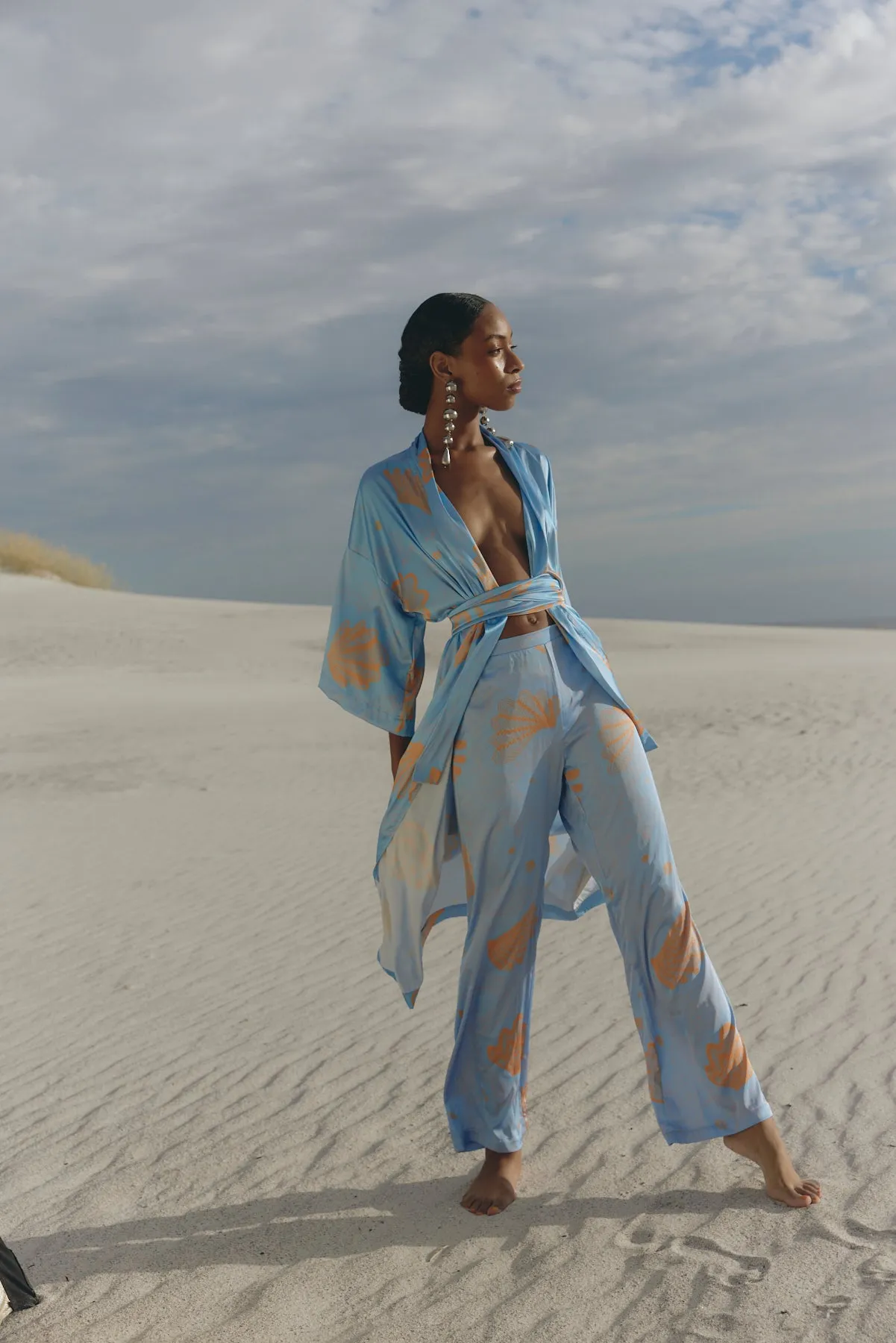Shellegance Orange Shells and Sand- Corsica  pants