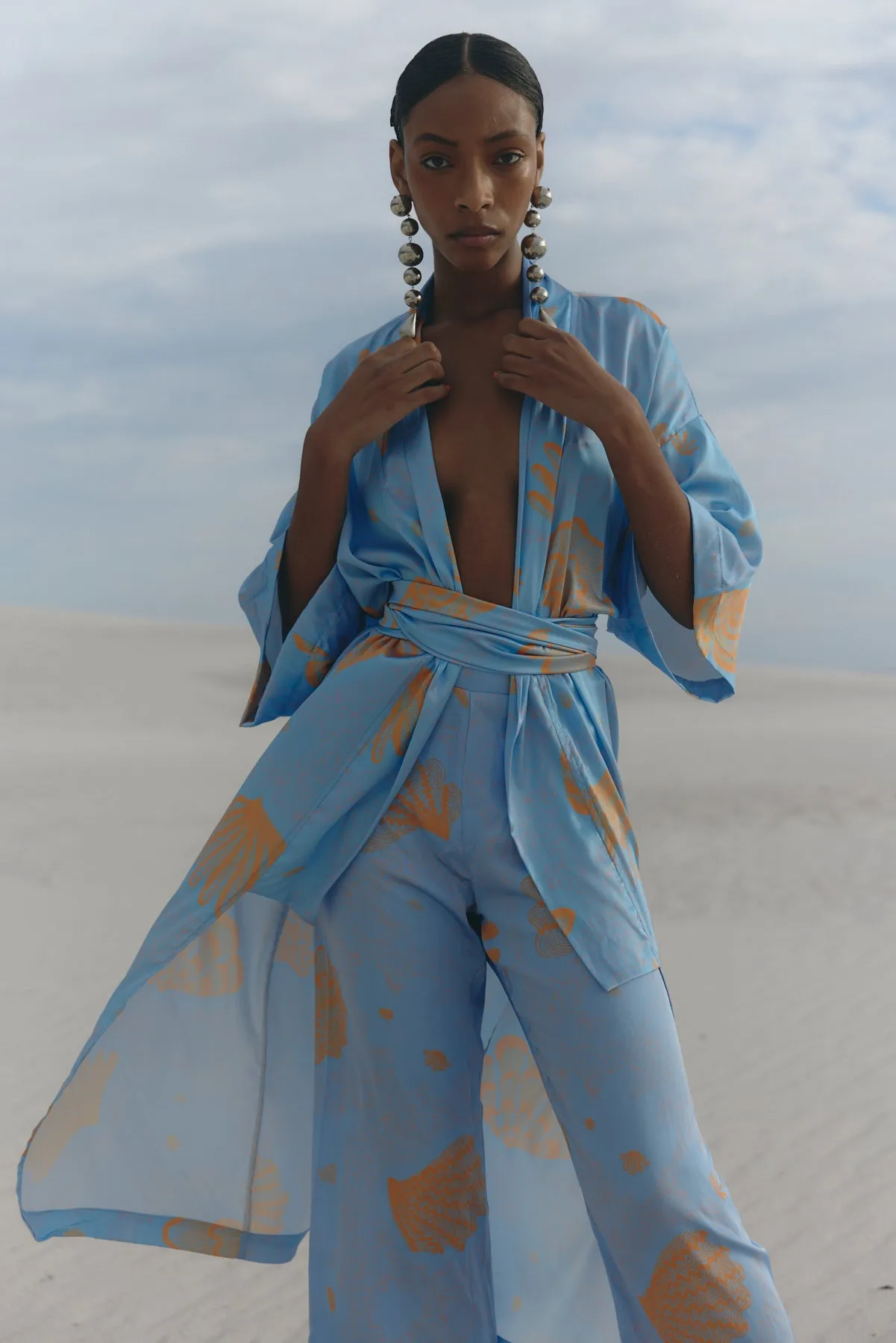 Shellegance Orange Shells and Sand- Corsica  pants