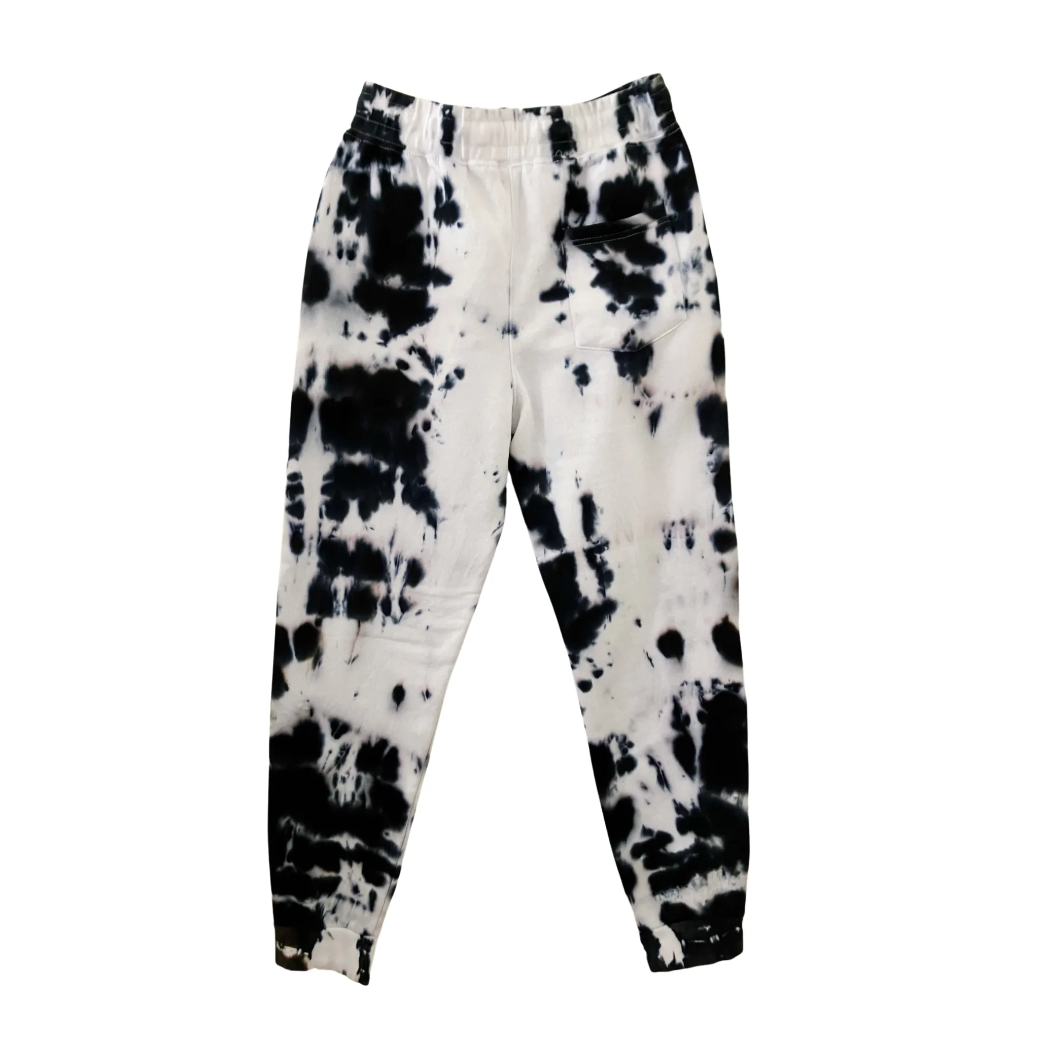 Shibori Black Tie Dye Sweatpants, Women, Men, Teen