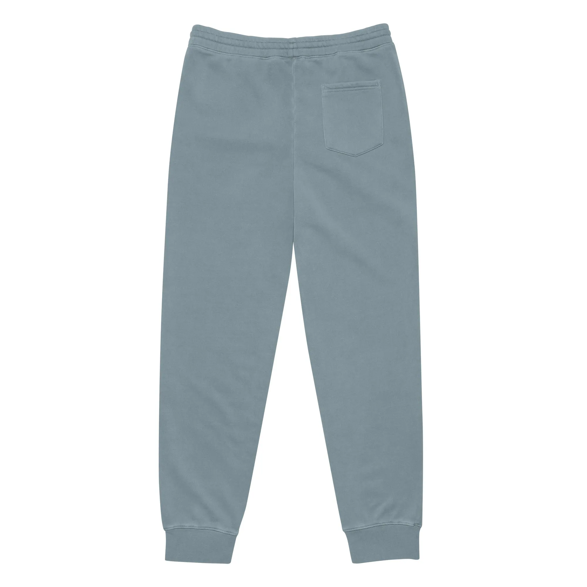 Slate pigment-dyed sweatpants-Embroidered Urban Logo