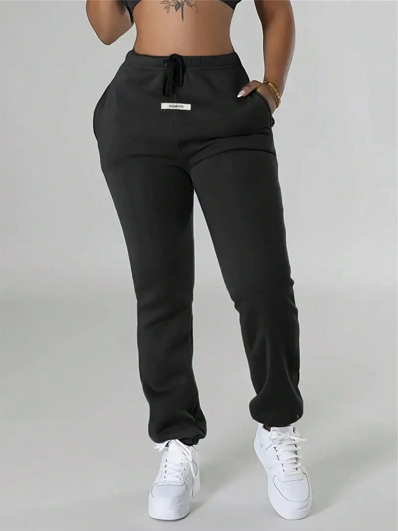 Slayer Women's Drawstring Waist Sweatpants With Patch Details