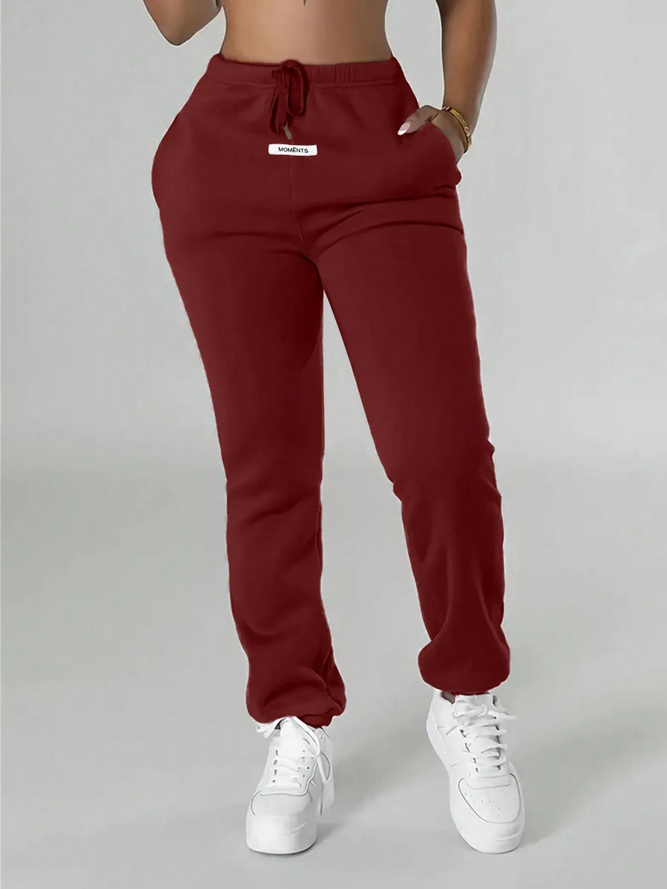 Slayer Women's Drawstring Waist Sweatpants With Patch Details