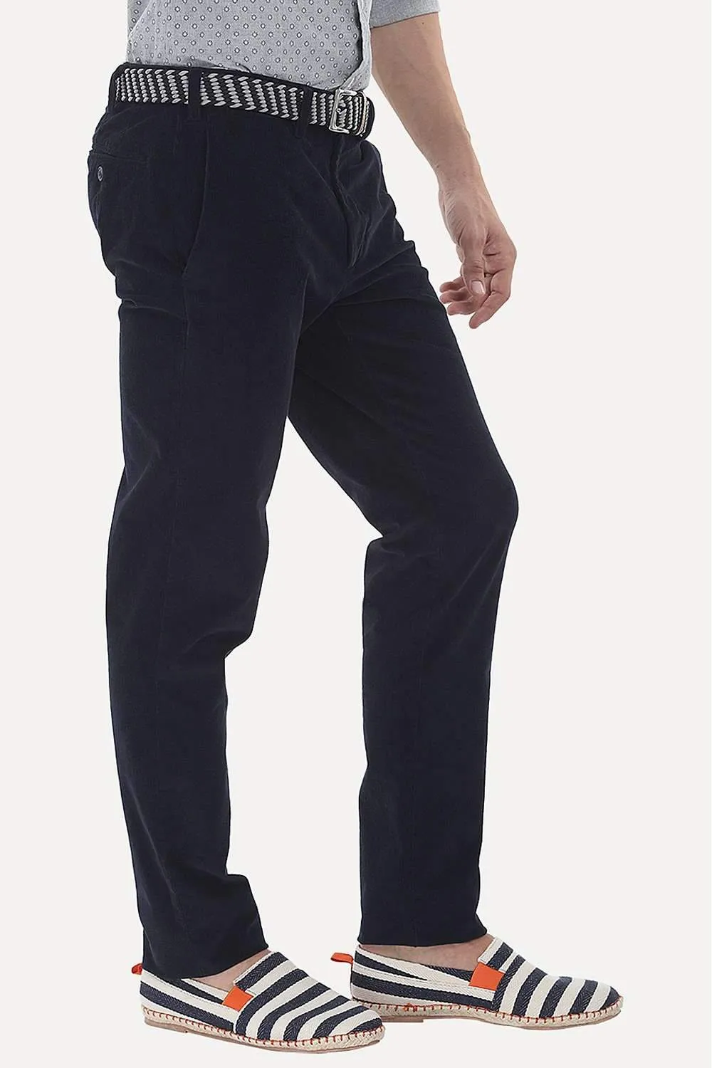 Slim Fit Cotton Cord Pants